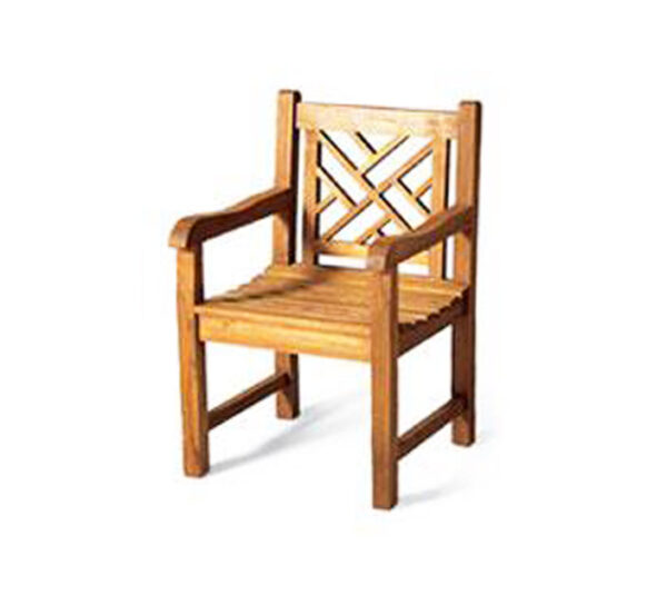 Cross Back Armchair
